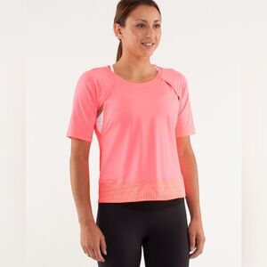 EUC 💎 Lululemon Sun Runner Short Sleeve Flash Light